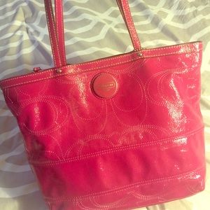 Beautiful pink Coach purse!!