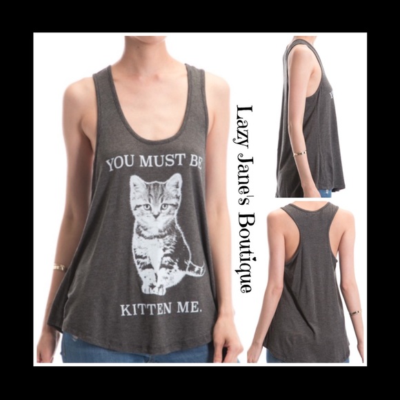 Are You Kitten Me Right Now Tank