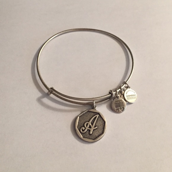 Alex and Ani "A" bracelet