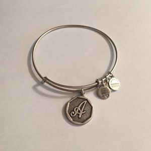 Alex and Ani "A" bracelet