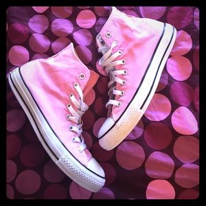 Pink High Top Converse
