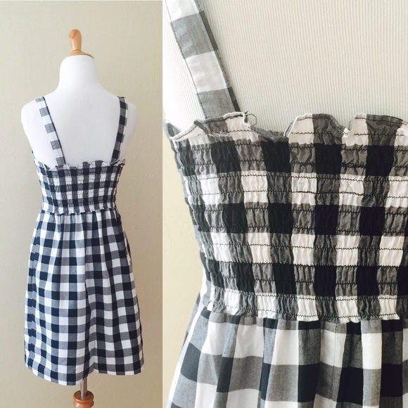 SOLD Jack  Black & White Gingham Sundress - Picture 3 of 4
