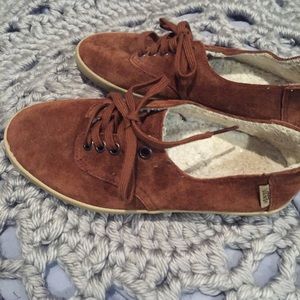Brown suede vans