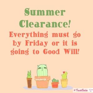 ✨✨Summer Clearance✨✨
