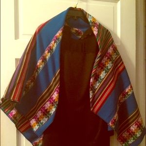 Peruvian manta/ scarf/wrap
