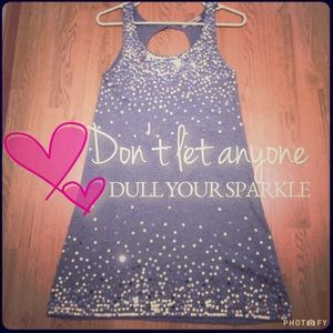 💖Gray dress with sequins💖