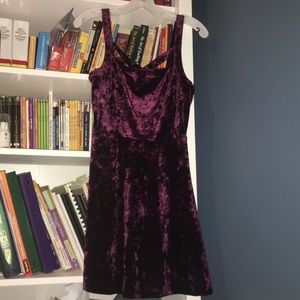 Velvet skater dress