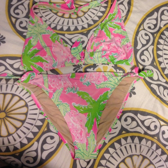 GUC Lilly Pulitzer 2 piece Trina bikini size 8