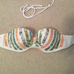 Victoria's Secret sequined bikini top