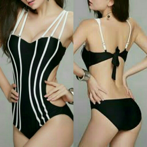 Backless Spaghetti Straps One Piece Suit
