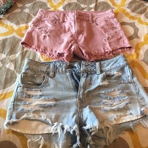 American Eagle high waisted shorts