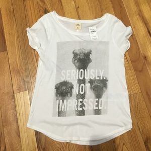 Hollister "seriously not impressed" t shirt