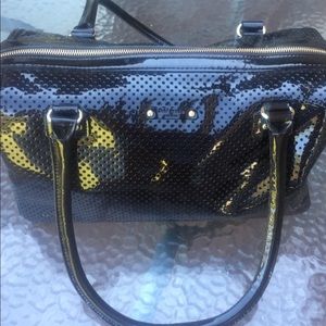 Black patent leather Kate Spade tote/purse