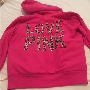 Victoria Secret Pink -sequin zip up jacket