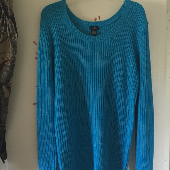 Sparkly long sleeve sweater