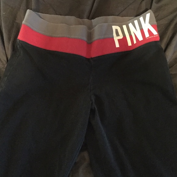 Ohio state pink long yoga pants