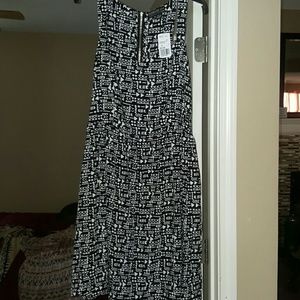 Forever21 black and white dress