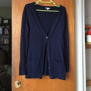 Navy blue cardigan