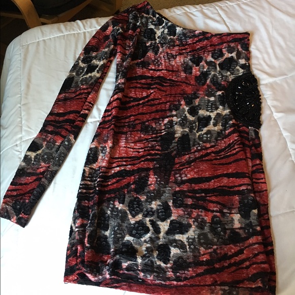 One shoulder dress