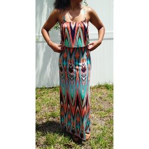 Multi -color Maxi Dress
