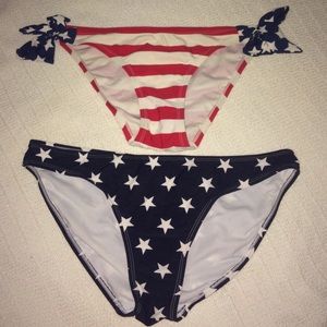 Patriotic American flag Stars and Stripes bottoms
