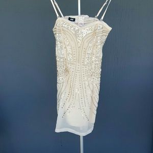 Beaded cocktail dress
