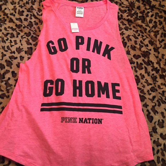 PINK Muscle Tee (M)