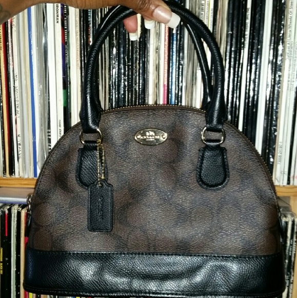 *SOLD* Coach Mini Cora Dome Satchel
