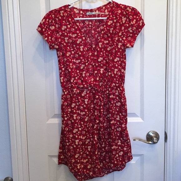 Kimchi floral red dress