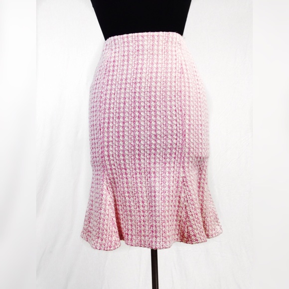🎃🎃🎃Pink Woven Trumpet skirt