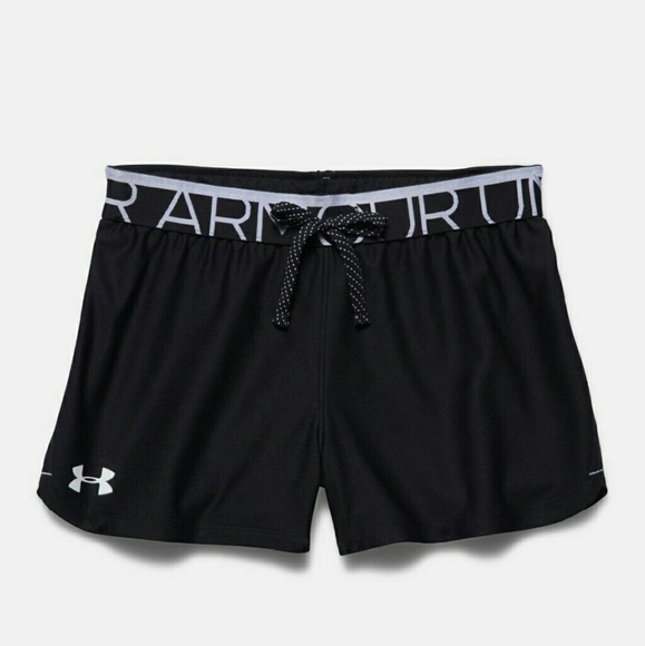 Under armour girls play up shorts