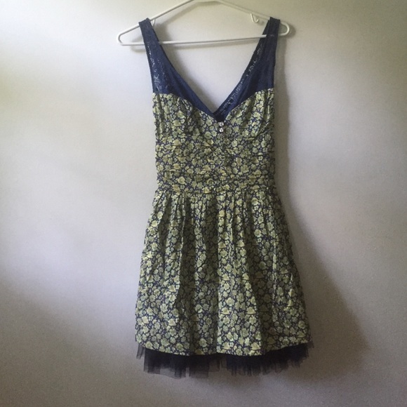 Free People size 2 floral mini dress.