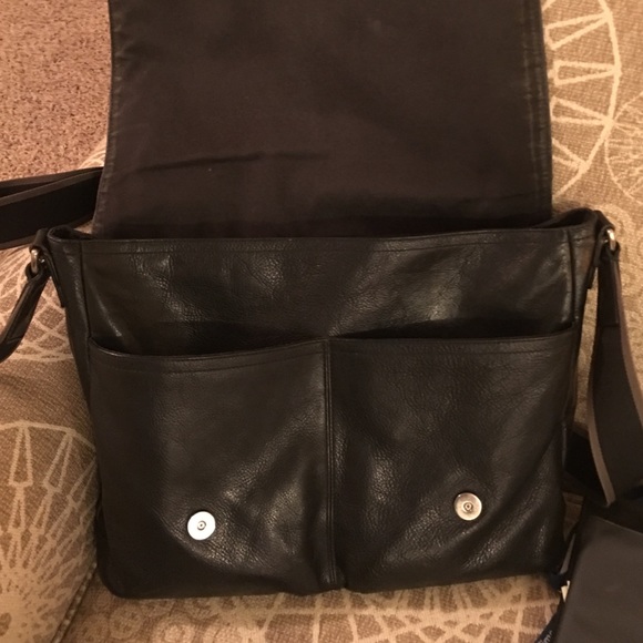 Coach messenger bag in black. - Picture 2 of 4
