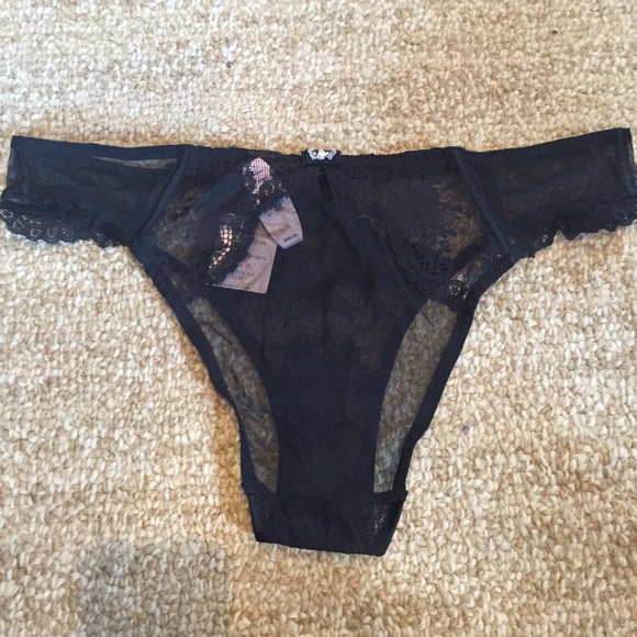 VS Designer Crystal Silk Lace Panty! - Picture 3 of 4