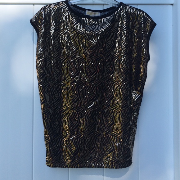 Sequined Michael Kors top NEW WITH TAGS
