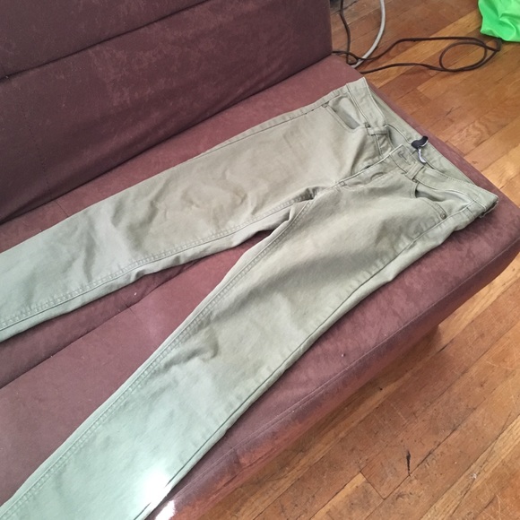 Olive green pants