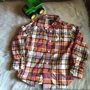 Baby gap plaid shirt