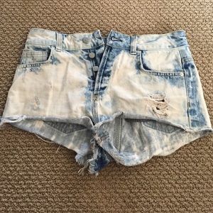High waisted shorts from Topshop