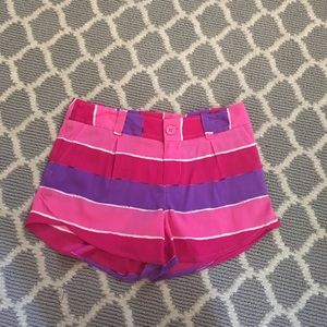 Alice and Olivia silk shorts