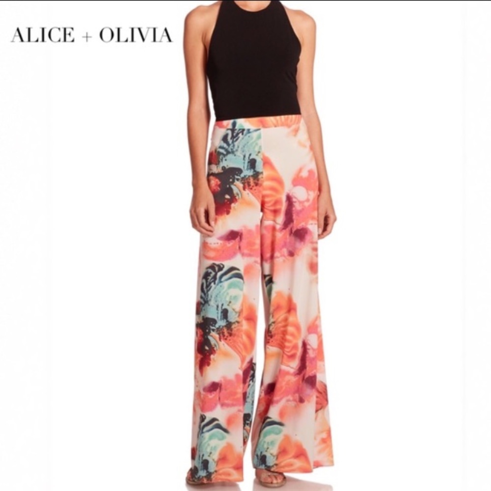 🎀HP💐Alice + Olivia Floral Palazzo Pants