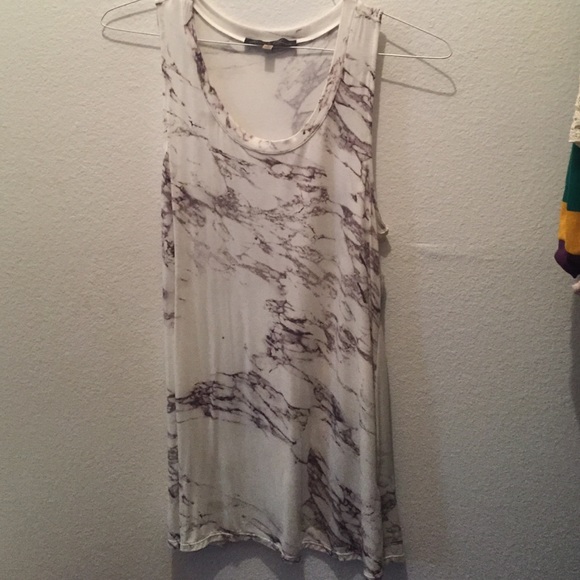 Marble design tank dress