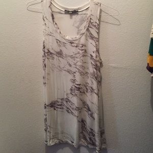 Marble design tank dress