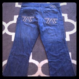 American eagle flare jeans size 8 regular women's