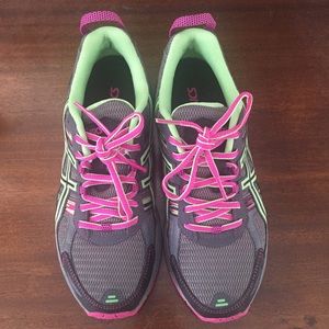 ASICS sneakers / tennis shoes - worn once only!!