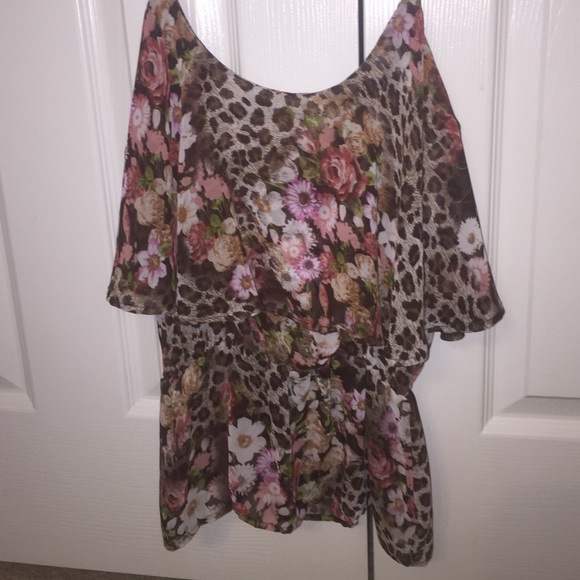Cheetah flower tank