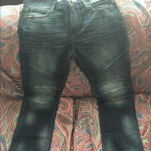 Biker jeans