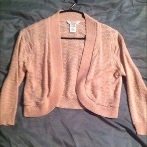 Pink candies shrug/cardigan