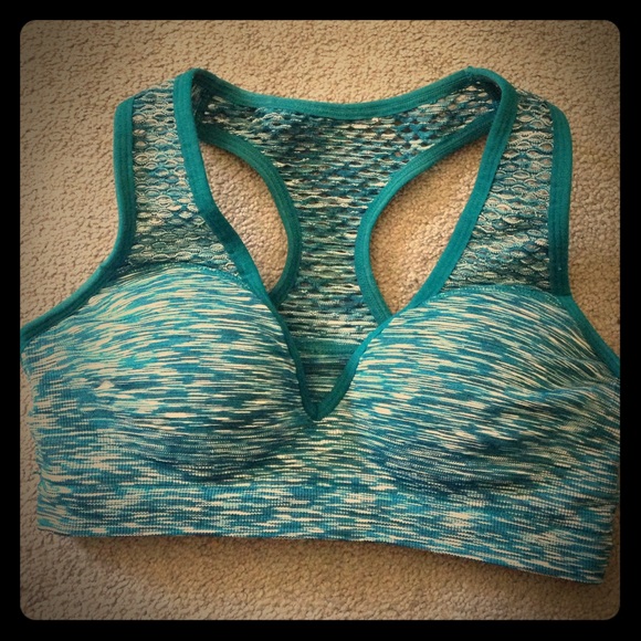 PINK push up sports bra