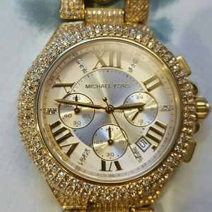 Michael Kors conograph gold watch