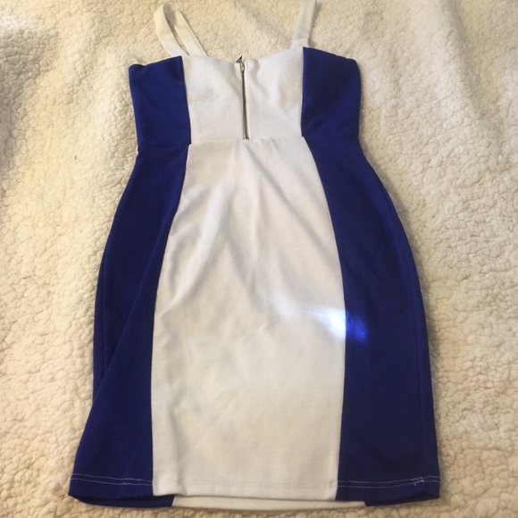 Blue and white Love Culture dress
